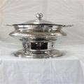 Stainless Steel Hammered Buffet Handi / Chafing Dish (7.5Ltr) Stainless Steel Hammered Buffet Handi / Chafing Dish (7.5Ltr)