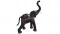 Handmade Giant Leather Elephant Figurine - 5'6" Handmade Giant Leather Elephant Figurine - 5'6"