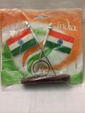 Twin Mini Indian Flag Set for Table Decor