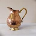 Copper Pitcher Jug with Brass Handle Copper Pitcher Jug with Brass Handle