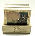 Hand Carved Wooden Tea Coaster