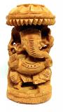 Small Wooden Ganesh Statue Small Wooden Ganesh Statue