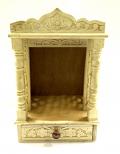 Small Wooden Mandir for Home Pooja Ghar 12"x17"x9" Small Wooden Mandir for Home Pooja Ghar 12"x17"x9"