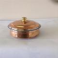 Copper Stainless Steel Handi with Lid