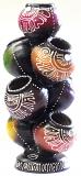 Handmade 7-tier Clay Matka Home Decor Show Piece Handmade 7-tier Clay Matka Home Decor Show Piece