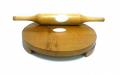 Wooden Chakla Belan / Chapati Board & Rolling Pin (10")