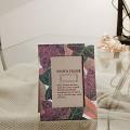 Recycled Paper Handmade Photo Frame /w Leaves Print 19