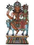 Handcrafted Large Lord Shiva & Parvati Statue - 3 Ft Handcrafted Large Lord Shiva & Parvati Statue - 3 Ft