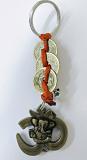 OM Symbol with Ganesh Key Chain OM Symbol with Ganesh Key Chain