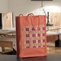Orange Stylish Utility HandBag of Recycled Jute 10