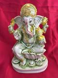 Beautiful Carved Wood Ganesha Ganpati Sculpture Beautiful Carved Wood Ganesha Ganpati Sculpture