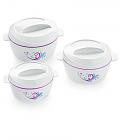 Cello Hot Pot Casseroles Set - Alpha (3Pcs )