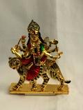 Golden Maa Durga Statue Car Decor Dashboard Golden Maa Durga Statue Car Decor Dashboard