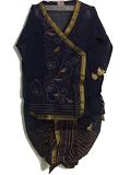 Cotton Navy Blue Bengali Dhoti Kurta For Kids Cotton Navy Blue Bengali Dhoti Kurta For Kids