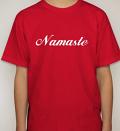 Namaste Print Red Cotton T-Shirt for kids (1 to 10 Year old) Namaste Print Red Cotton T-Shirt for kids (1 to 10 Year old)