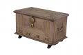 Royal Antique Brass Plated Treasure Chest Trunk Coffee Table