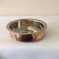 Stainless Steel & Copper Handi (Serving Bowls) Stainless Steel & Copper Handi (Serving Bowls)