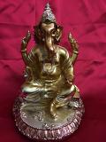Gorgeous Gold Brass Ganesha Sculpture Gorgeous Gold Brass Ganesha Sculpture
