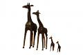 Handmade Leather Giraffe Statues / Figurines Handmade Leather Giraffe Statues / Figurines