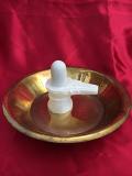 Small Marble Stone White Shivling for Home Mandir Small Marble Stone White Shivling for Home Mandir