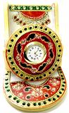 Handmade Marble Pen Stand /w Clock Handmade Marble Pen Stand /w Clock