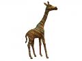 Traditional Design Handmade Fabric / Textile Colorful Giraffe
