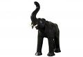 Handmade Leather Sculpture of Asian Elephant 38" Tall Handmade Leather Sculpture of Asian Elephant 38" Tall