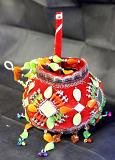 Red Fancy Matka / Kalash (Pot) with Stick Red Fancy Matka / Kalash (Pot) with Stick