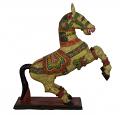 Handcrafted Large Jumping Horse Home Decor - 34" Handcrafted Large Jumping Horse Home Decor - 34"