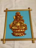Lord Ganesha / Ganpati Golden 3d Photo Frame Lord Ganesha / Ganpati Golden 3d Photo Frame