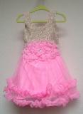 Pink Princess Baby Girl Dress for 2 Year Old