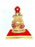 Handcrafted Embellished Ganpati / Ganesha Moorthi 13.2x9x7.2 (SIZE) Handcrafted Embellished Ganpati / Ganesha Moorthi 13.2x9x7.2 (SIZE)