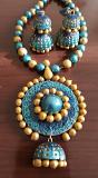Peacock Blue Terracotta Jewelry Peacock Blue Terracotta Jewelry