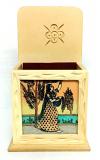 Traditional Wooden Pen Stand