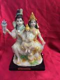 Large Shiva Shankar Parivaar Sculpture for Home Mandir / Gift Large Shiva Shankar Parivaar Sculpture for Home Mandir / Gift