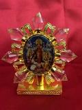 Ganesh, Lakshmi & Saraswati Gold Embellished Photo Frame