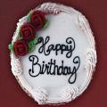 Vanilla Birthday Cake - Serves 12