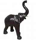 Handmade Large Leather Elephant 50" Tall Handmade Large Leather Elephant 50" Tall