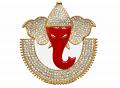 Beautiful Half Moon Shape /w Ganesha Car Decor Beautiful Half Moon Shape /w Ganesha Car Decor