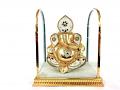 Decorative Handcrafted Silver Ganesha Idol