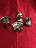 Stainless Steel Pooja Utensils Set - Diya, Kalash, Lota & Incense Holder Stainless Steel Pooja Utensils Set - Diya, Kalash, Lota & Incense Holder