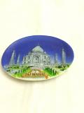 Oval Shaped Taj Mahal Fridge Magnet