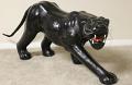 Handmade Big Panther / Chittah Leather Figurine - 20" Handmade Big Panther / Chittah Leather Figurine - 20"