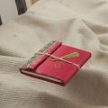 Handmade Recycled Paper Travelers Diary with Silk cover_08 Handmade Recycled Paper Travelers Diary with Silk cover_08