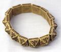 Pyramid Shape OM Bracelet (56 OMs) Pyramid Shape OM Bracelet (56 OMs)