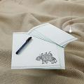 Elephant Print Recycled Paper Letter writing Pad 09 Elephant Print Recycled Paper Letter writing Pad 09